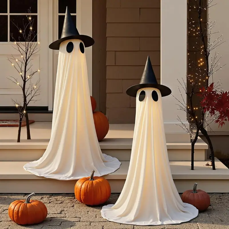 Large Halloween Ghosts - 2Pcs