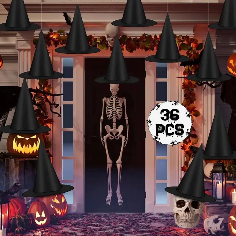 36 PCS Halloween Witches Hat