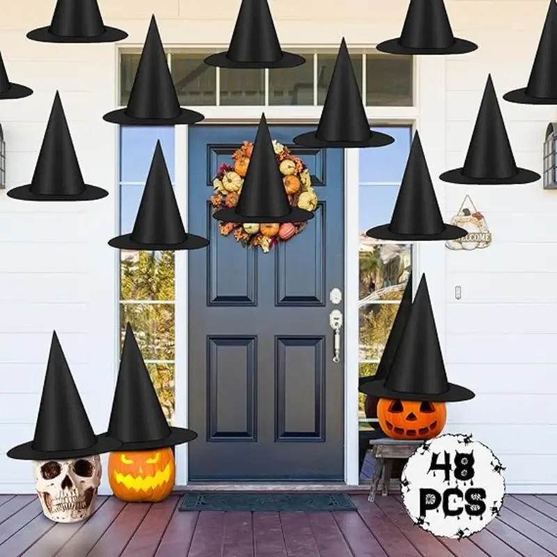 48 PCS Halloween Witches Hat