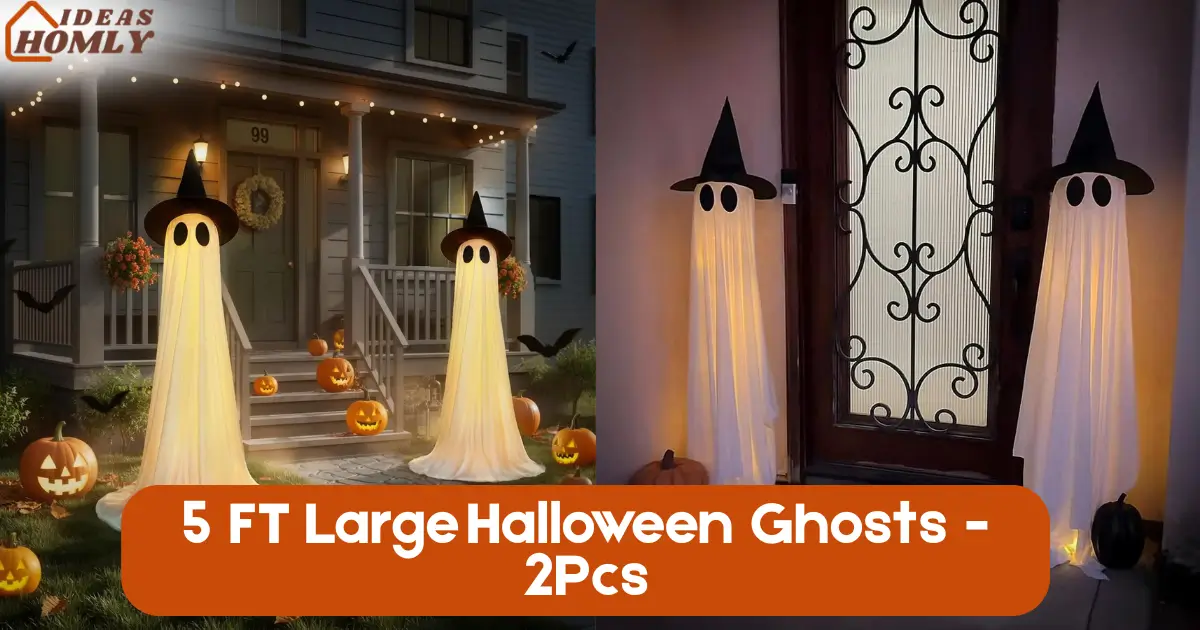 5 FT Large Halloween Ghosts - 2Pcs