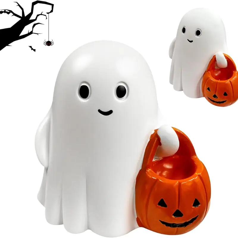 Cute Halloween Pumpkin Ghost