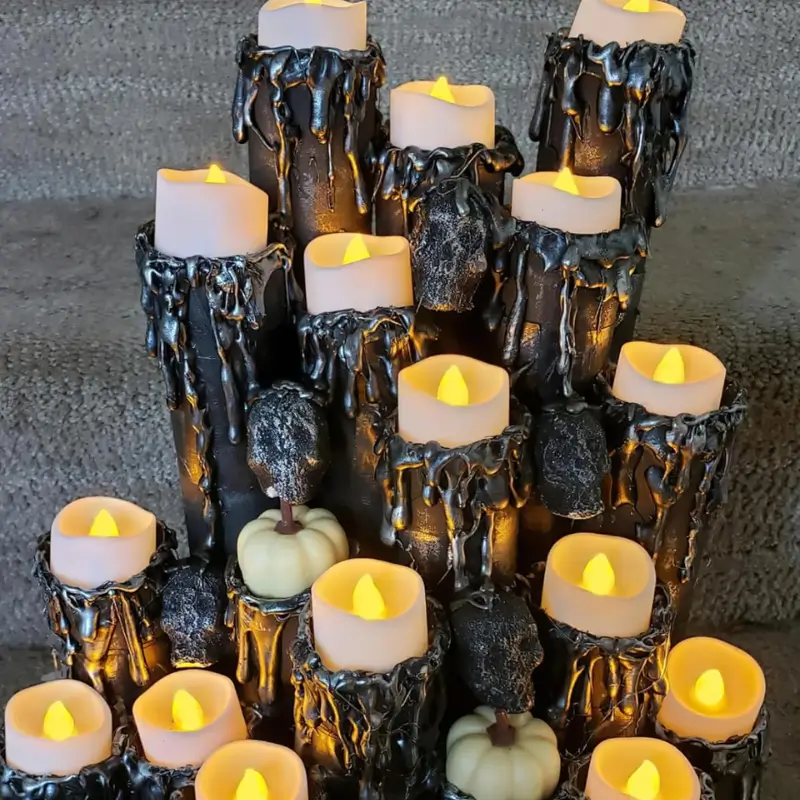 Flameless LED Tea Lights Candles Battery Operated