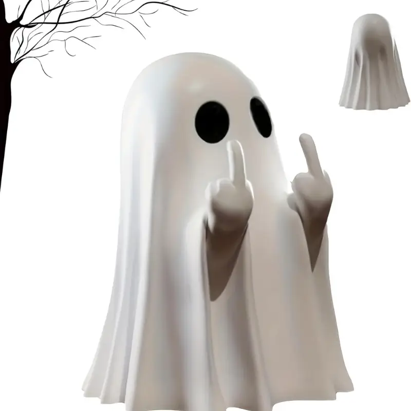 Funny Middle Finger Halloween Decor Indoor