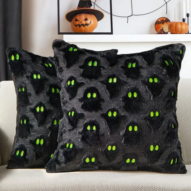 Halloween Pillow Covers Black