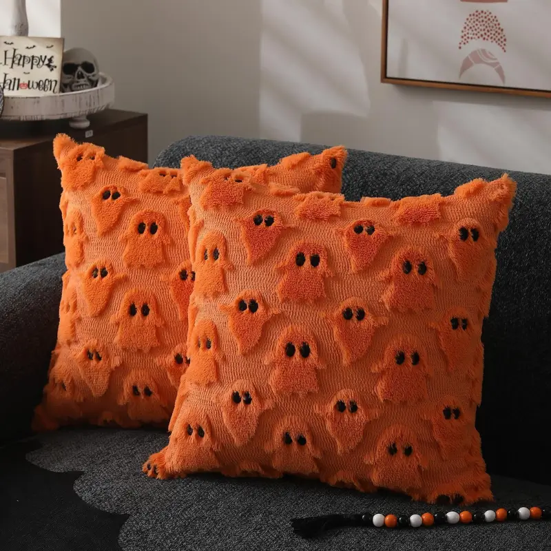 Halloween Pillow Covers Orange