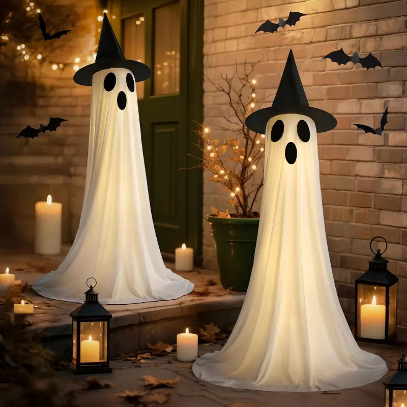 Large Halloween Ghosts - 2Pcs
