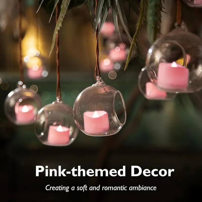 Pink Tea Lights Candles